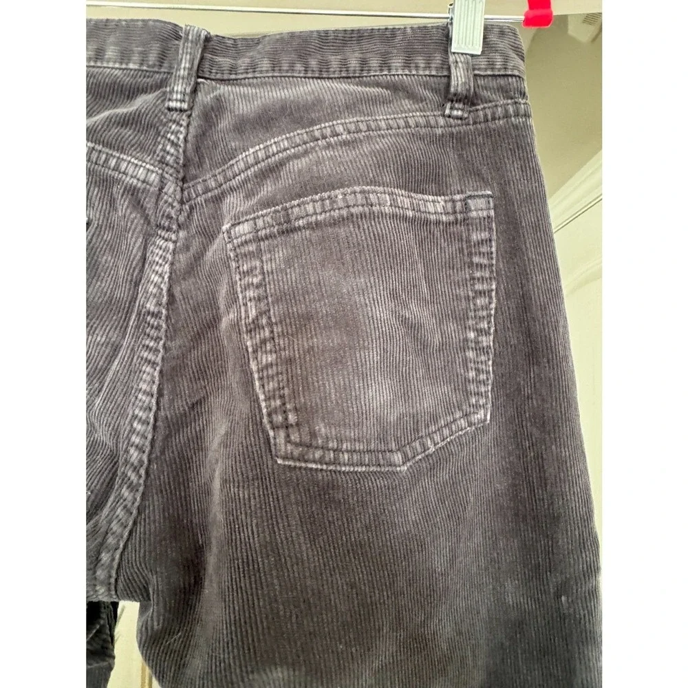 Brandy‎ Melville John Galt 100% Cotton Corduroy Dark Grey/Black Button Fly